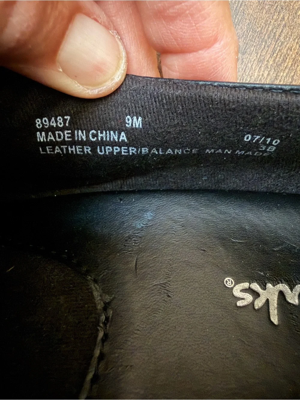 Clarks Black Slip-On Comfort Shoe